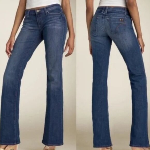 Joe's Jeans The Socialite Low Rise Bootcut Y2K Jeans Size 27 - Picture 1 of 12